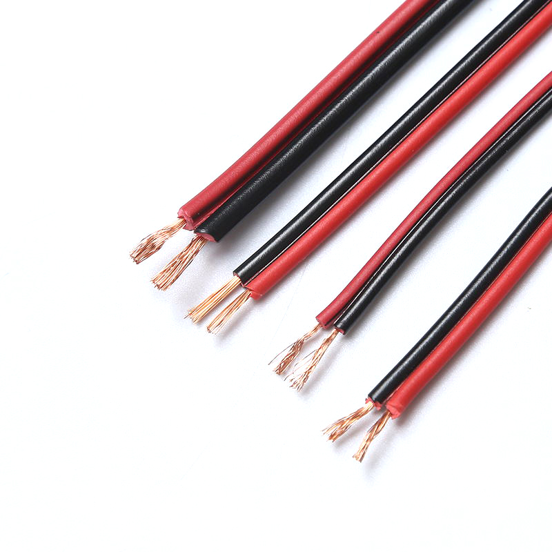 扁平柔性无护套RVB电缆中国2双芯电缆